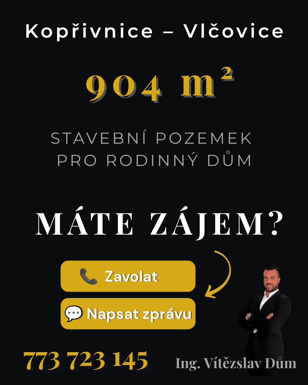 Stavební pozemek Kopřivnice - Vlčovice